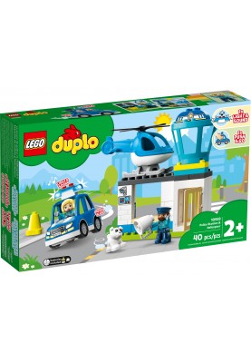 LEGO Конструктор DUPLO Town Поліцейська дільниця та гелікоптер