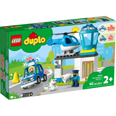 LEGO Конструктор DUPLO Town Поліцейська дільниця та гелікоптер