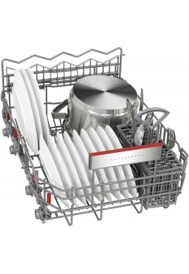 Bosch Посудомийна машина вбудована, 10компл., A+, 45см, дисплей, 3й кошик, білий