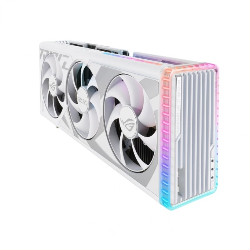 ASUS Відеокарта GeForce RTX 4080 SUPER 16GB GDDR6X STRIX білий OC ROG-STRIX-RTX4080S-O16G-WHITE