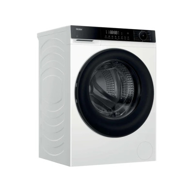 Haier Пральна машина Haier фронтальна, 10кг, 1400, A, 52см, дисплей, пара, інвертор, люк чорний, білий Haier Пральна машина Haier фронтальна, 10кг, 1400, A, 52см, дисплей, пара, інвертор, люк чорний, білий