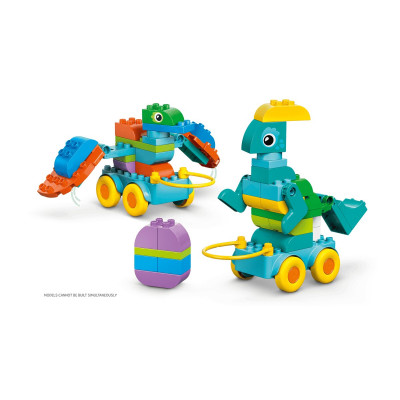 LEGO Конструктор LEGO DUPLO Town Динозаври на колесах 3в1 LEGO Конструктор LEGO DUPLO Town Динозаври на колесах 3в1