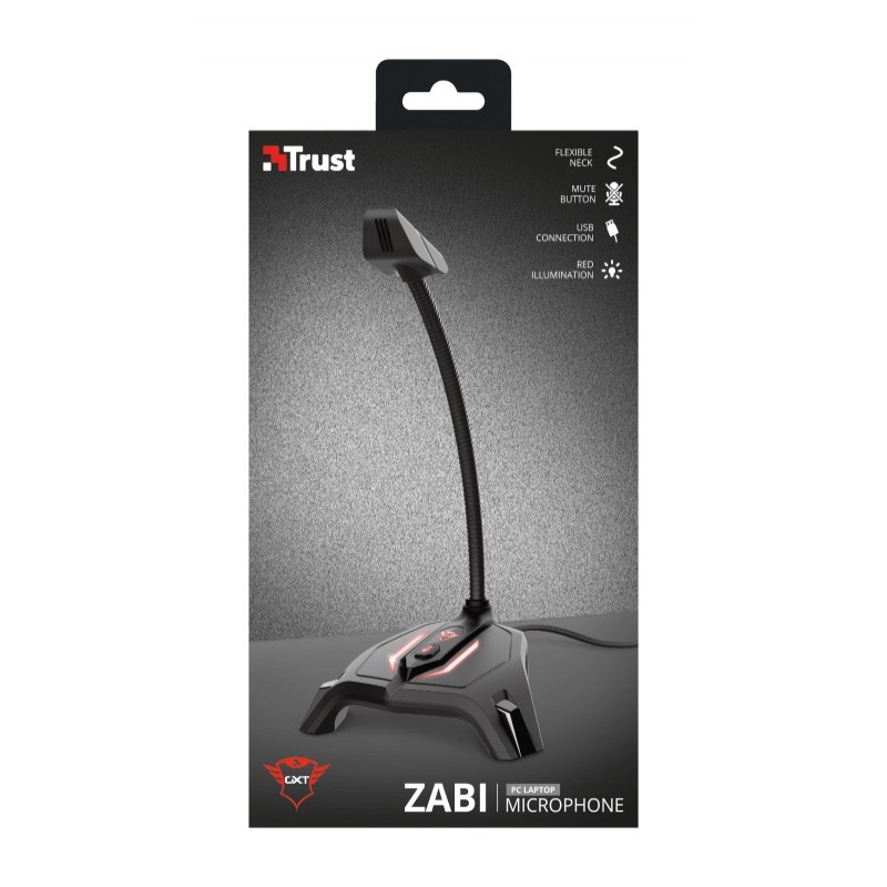 Trust GXT 215 Zabi LED-Illuminated USB Gaming Black