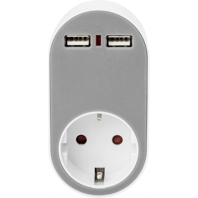 Digitus Зарядний пристрій Universal USB + Power Socket