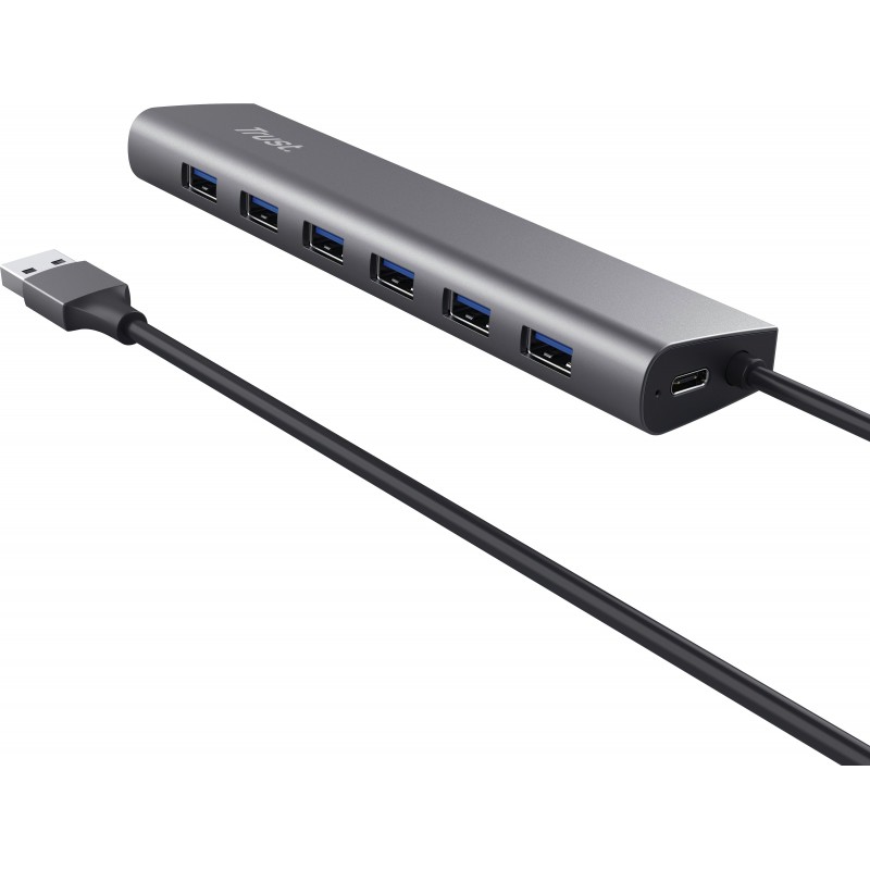 Trust USB-хаб DALYX 7-IN-1 USB-A 3.2 ALUMINIUM