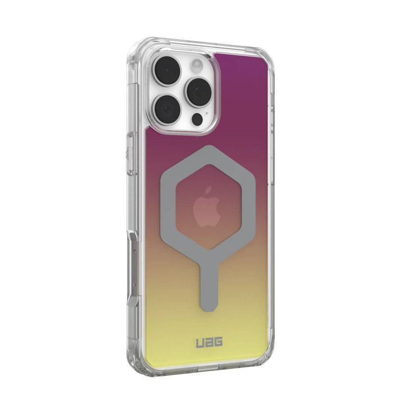 UAG Чохол для iPhone 16 Pro Max, Plyo Magsafe LE, Maroon/Yellow Ombre