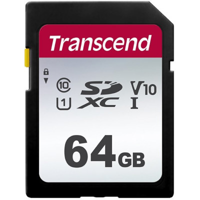 Transcend Карта пам'яті SD 64GB C10 UHS-I R100/W20MB/s