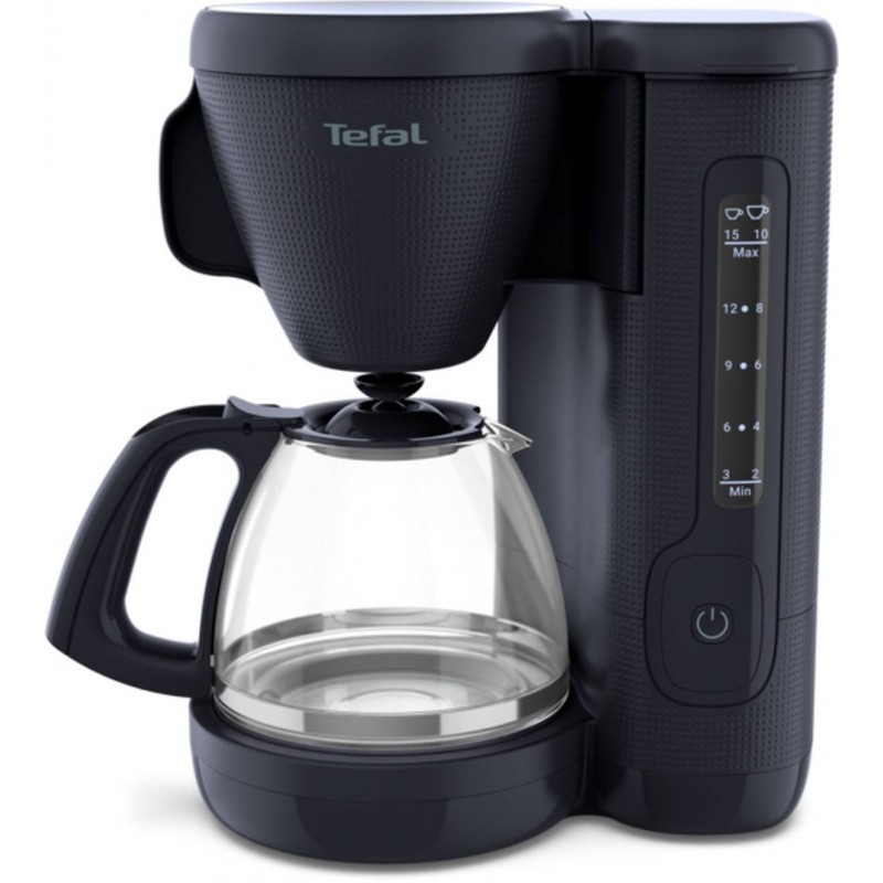 Tefal Кавоварка крапельна Morning Black Knight 1.25л, мелена, чорний