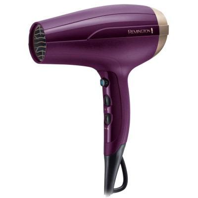Remington Фен Your Style, 2300Вт, 3 режими, дифузор, насадка для прикореневого об'єму, іоніз-я, хол. обдув, фіолетовий