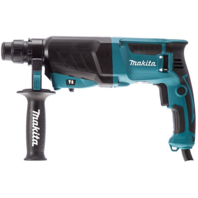 Makita Перфоратор HR2630T, SDS+,змінний патрон, 800Вт, 2.4 Дж, 3.0 кг