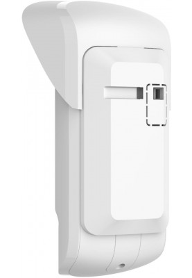 Ajax Бездротовий датчик руху з камерою та фото по запиту MotionCam Outdoor PhOD, Jeweller, білий
