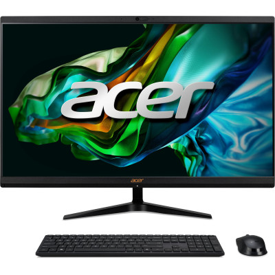 Acer Персональний комп'ютер моноблок Aspire C24-1800 23.8" FHD, Intel i5-1335U, 16GB, F1TB, UMA, WiFi, кл+м, без ОС, чорний