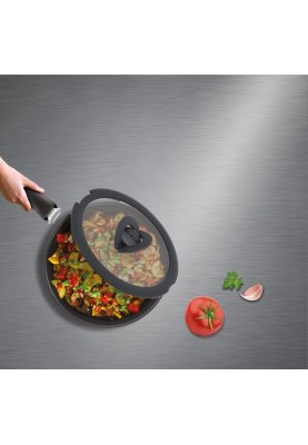 Tefal Кришка скляна Ingenio 16 см , скло, силікон