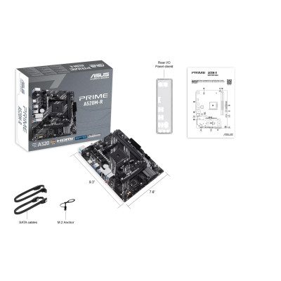ASUS Материнcька плата PRIME A520M-R sAM4 A520 2xDDR4 M.2 HDMI mATX ASUS Материнcька плата PRIME A520M-R sAM4 A520 2xDDR4 M.2 HDMI mATX