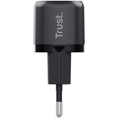 Trust Зарядний пристрій мережевий Maxo 20Вт, USB-C PD, чорний