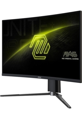 MSI Монітор 27" MAG 27CQ6PF 2xHDMI, DP, Audio, VA, 2560x1440, 180Hz, 0.5ms, sRGB 105%, CURVED, AdaptiveSync, HAS