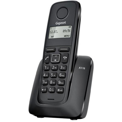 Gigaset Радіотелефон DECT A116 Black