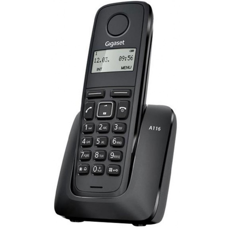 Gigaset Радіотелефон DECT A116 Black