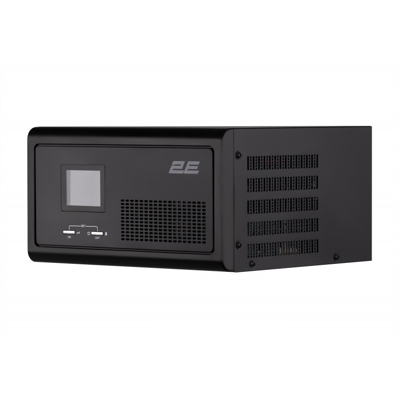 2E Інвертор 2E HI1600, 1600W, 24V - 230V, LCD, AVR, 2xSchuko + DC output