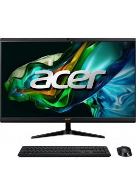 Acer Персональний комп'ютер моноблок Aspire C24-1800 23.8" FHD, Intel i3-1305U, 8GB, F512GB, UMA, WiFi, кл+м, без ОС, чорний