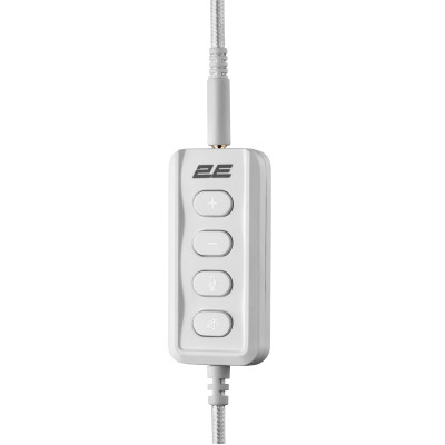 2E Gaming Гарнітура ігрова HG355, 7.1, mini-jack/dual 3.5мм/USB-A, 1.5/1.5/0.2м, білий