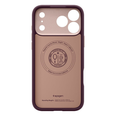 Spigen Чохол Spigen для iPhone 17 Pro Max, Nano Pop MagFit, Burgundy Bean