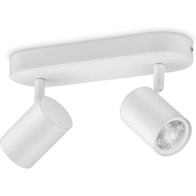 WiZ Світильник точковий накладний розумний IMAGEO Spots, 2х5W, 2200-6500K, RGB, Wi-Fi, білий