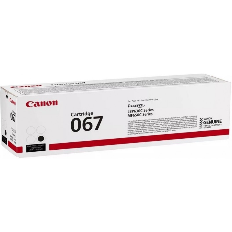 Canon Картридж 067 MF651Cw/MF655Cdw/MF657Cdw/LBP631Cw/LBP633Cdw Black (1350 стор.)