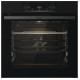 Gorenje Духова шафа електрична, 77л, A+, пара, дисплей, піроліз, чорний