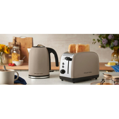 Russell Hobbs Тостер 1671Вт, нержав., підігрів, моко