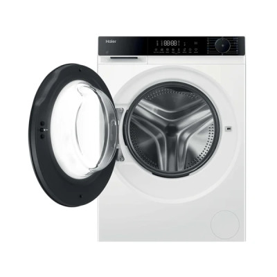 Haier Пральна машина Haier фронтальна, 10кг, 1400, A, 52см, дисплей, пара, інвертор, люк чорний, білий Haier Пральна машина Haier фронтальна, 10кг, 1400, A, 52см, дисплей, пара, інвертор, люк чорний, білий