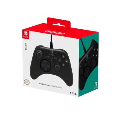 Hori Геймпад провідний для Nintendo Switch, Black