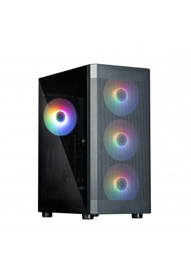 Zalman Корпус I4 TG, без БЖ, 2xUSB3.0, 1xUSB2.0, 4x140мм RGB, VGA 320мм, LCS ready, TG Side Panel, ATX, чорний