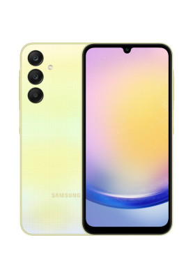 Samsung Смартфон Galaxy A25 5G (A255) 6.5" 6/128ГБ, 2SIM, 5000мА•год, жовтий