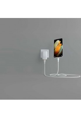 Belkin > Кабель USB-C > USB-C заряджання/синхронізації 2м, 60Вт, Type-C, плетінь, силіконовий, з ремінцем на магніті, білий