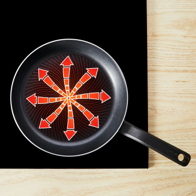 Tefal Сковорода So' Light, 26см, алюміній, бакеліт, чорний