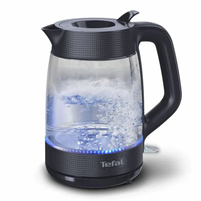 Tefal Електрочайник Tefal Morning Glass Kettle, 1.7л, скло, з підсвіткою, чорний