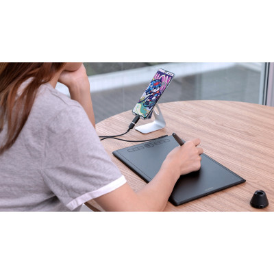 Huion Графічний планшет H610X Black