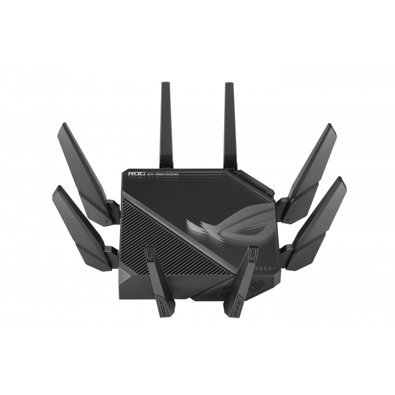 ASUS Маршрутизатор GT-AXE16000 Wi-Fi 6E 4xGE LAN 1x2.5GE WAN 2x10GE LAN/WAN 1xUSB3.2 1xUSB2.0 MU-MIMO OFDMA MESH gaming