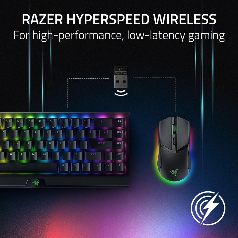 Razer Миша Cobra Pro, RGB, USB-A/WL/BT, чорний