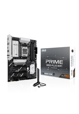 ASUS Материнcька плата PRIME B850-PLUS WIFI sAM5 B850 4xDDR5 M.2 HDMI DP WiFi BT ATX