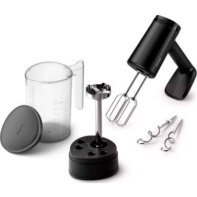 Philips Міксер ручний 5000 series 500Вт, насадки-4, блендер, турборежим, чорний