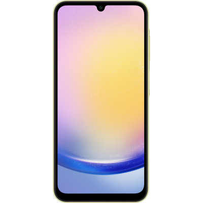 Samsung Смартфон Galaxy A25 5G (A255) 6.5` 6/128ГБ, 2SIM, 5000мА•год, жовтий Samsung Смартфон Galaxy A25 5G (A255) 6.5` 6/128ГБ, 2SIM, 5000мА•год, жовтий