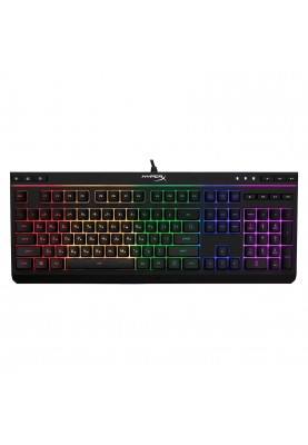 HyperX Клавіатура мембранна Alloy Core 117key, USB-A, EN/UK, RGB, чорний