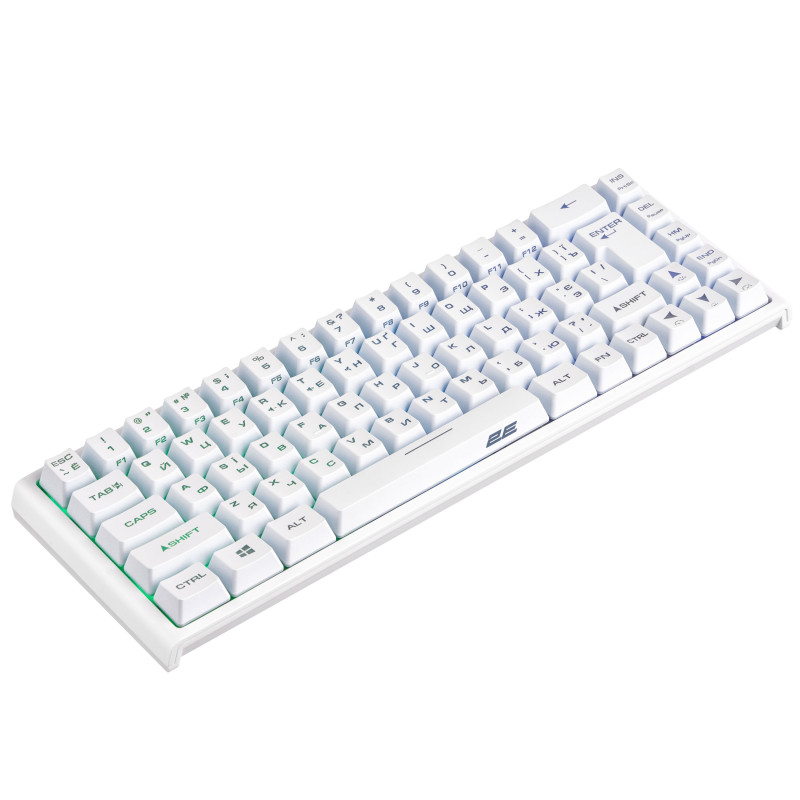 2E Gaming Клавіатура ігрова KG350 RGB 68key USB White Ukr