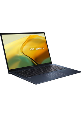 ASUS Ноутбук Zenbook 14 UX3402VA-KP782 14" WQXGA IPS, Intel i7-13700H, 16GB, F512GB, UMA, NoOS, Синій