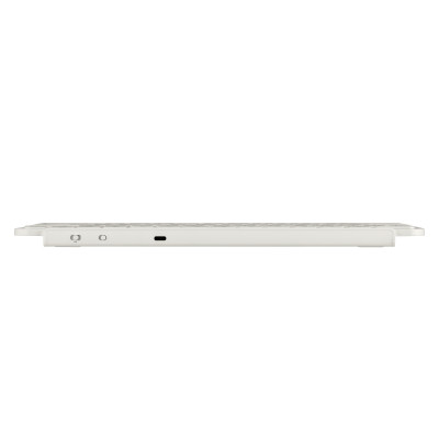Keychron Клавіатура мембрана B1 Pro, USB/WL/BT, ivory white