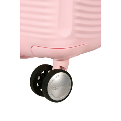 American Tourister Валіза American Tourister, Soundbox, поліпропілен, середня, 67см, 71.5/81л, TSA, 4 колеса, EXP, пастельно-рожевий