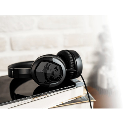MSI Гарнітура ігрова, Immerse GH30 V2, mini-jack, 1.5м, чорний