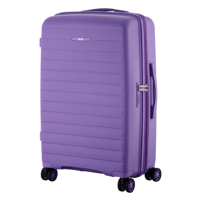 2E Валіза, Aero, поліпропілен, середня, 63/78 л, TSA, 4 колеса, EXP, лавандовий 2E Валіза, Aero, поліпропілен, середня, 63/78 л, TSA, 4 колеса, EXP, лавандовий